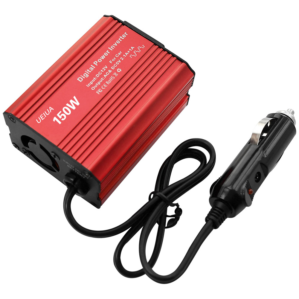 车载逆变器150W12V转110V/220Vusb充电汽车逆变器电源转换器
